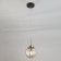 Suspended Citilux “Elvin” CL105115, 13x13x25 cm, 1x20W, LED, Black Color Black