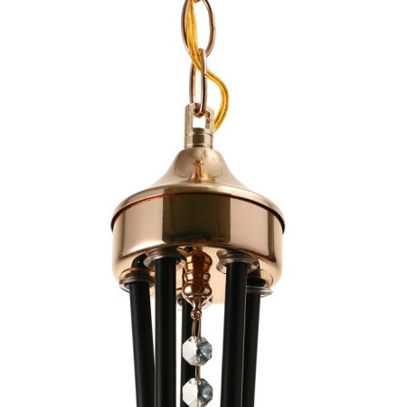 Lyra chandelier 5he27 40w Black 60x60x85 cm Bayerlux-8