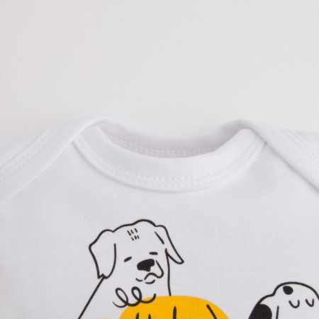 Body crumb I "DOGS", height 62-68 cm, white color-1