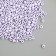 Glass 8/0 "Marshmallow. Matte. Lilac" 10 g