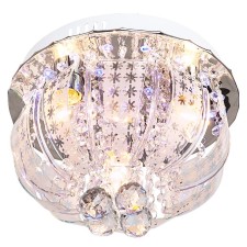 Lamp Ceiling Economy light 0513/3CR RC rbpled, 3x60W, E27, 32x30x30 cm, chromium color