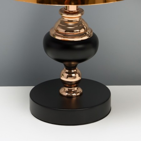 Glykeria table lamp E27 40W black and gold 25x25x40 cm-3