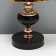 Glykeria table lamp E27 40W black and gold 25x25x40 cm