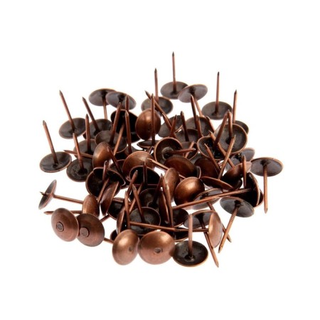 Tundra nails, decorative, 10x18.5 mm, copper, 50 pcs-4