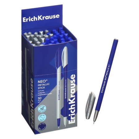 Ballic handle, Erichkrause, "Neo Stick Metallic" Knot 0.7 mm 2 km color blue blue-1