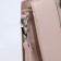 Bag Tout with zipper, external pocket, long belt, beige color