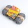 Yarn "Nosomic supplement" 100% polypropylene 200m/50g set 3pcs (gray melange)