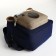 Baby backpack on lightning, blue color