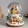 Souvenir Polystone Water Ballion Music, Light "Gingerbread City" D = 12 cm 16.5x16.5x19.5 cm