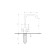Kitchen mixer Ulgran U019-341, ultra-white color