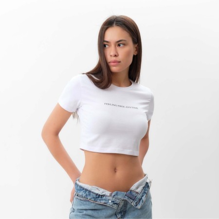 T -shirt Women's shortened MIST FREE, p. M (44-46)