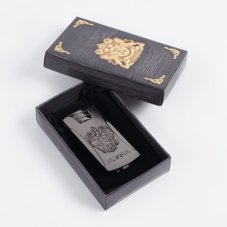 Electronic lighter for smoking USB "Emblem of Russia", spiral, 3.5 x 7 cm-4