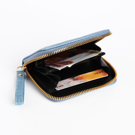 Children's wallet with lightning, blue color-3