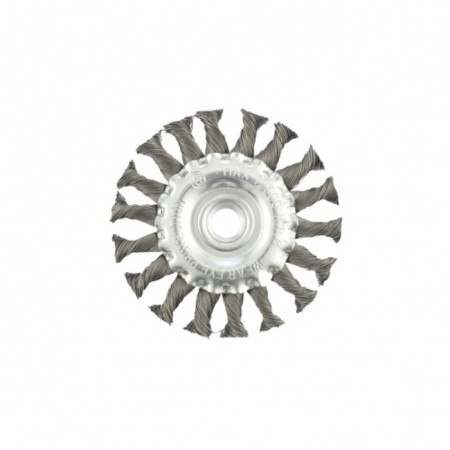 Matrix Ushm brush, d = 100 mm, M14, flat, twisted wire 0.35 mm-3