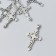 Decor for creativity Metal "Cross Pattern" silver 2.1x3.8 cm