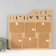 Photo frame LHDF "Our baby" 46x51 in 6 photos 10x15 cm, col. oak/white (plastic screen)