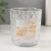 Bank for candles glass "Be the happiest" transparent 200 ml 7.5x7.5x8.2 cm