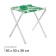 Folding country chair, tropical leaves