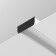 Decorative plug 2 pcs, fixing 2 pcs, Technical alm012ec-SC-W, 10.3x4.3 cm, white color, black
