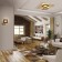 Wall lamp Mantra Dalia, Led, 840lm, 3000k, 140x63x140 mm, brown color