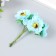 Decor for creativity "Begonia" (1 set = 1 bouquet) in the bouquet 6 colors d = 3.7 cm 10x3.5 cm mix