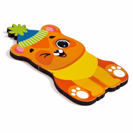 Wooden puzzle for children "Bear"-4