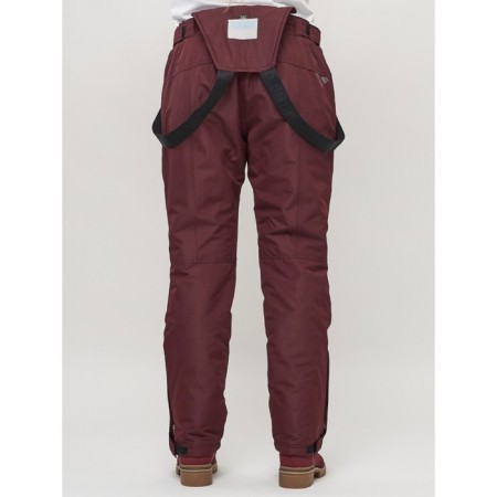 Semi -combinezone ski female, burgundy color, size 50-15