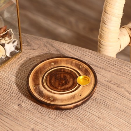 Standing for incense "OM"