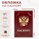 Cover for passport, red color