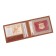 Covers for documents without fastening, genuine leather, brown color