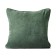 Decorative pillowcase "Tina", size 45x45 cm, emerald color