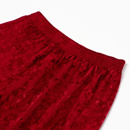 Women's costume (jacket, trousers) KAFTAN, size 40-42, burgundy color-12