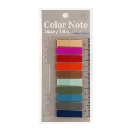 Block-filling with sticky edge plastic 20l x 10 colors pastel, 12mm x 45mm-2