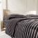 Bedding Ethel Duet Black Stripes 143x215 cm-2pcs, 220x240 cm, 70x70cm-2pcs, 100% cotton, trunks
