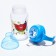 Drunker - children's impotion with soft nose "Fruits", 270 ml., With handles, color mix