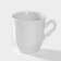 Porcelain mug "School. Linen ", 220 ml, d = 8.2 cm