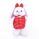 Soft toy "Bunny with a bow in peas"