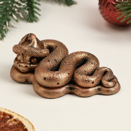 Figure "Snake in the cap" bronze, 9x6cm-2