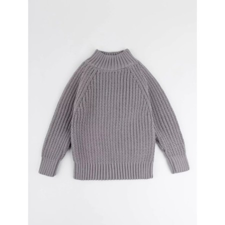 Sweater Children's Knitted Amarobaby Warm, height 92 cm, color gray color-9