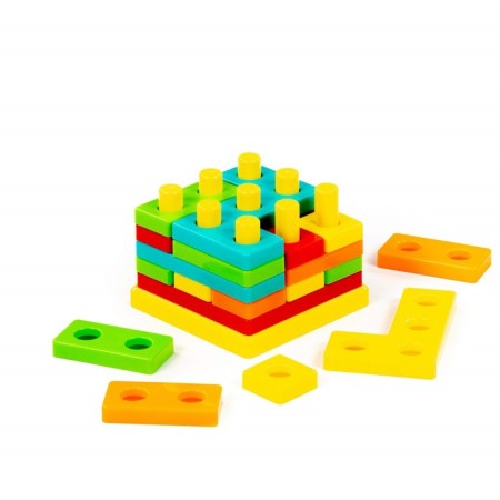 Developing toy "3D puzzle" No. 1, 23 elements