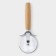 Pizza delivery board, D = 32 cm, complete with a knife, bamboo, stainless steel