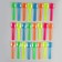 Tablespoons are plastic, in the set is 24 pieces, the colors of mix