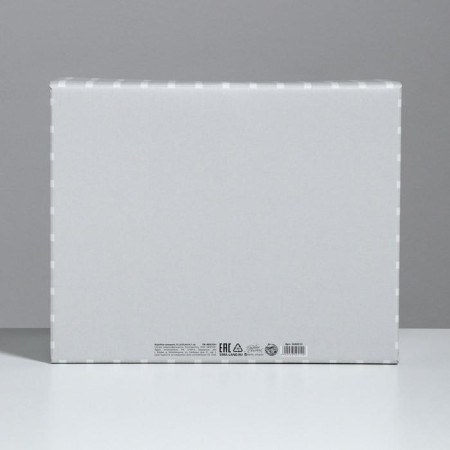 Gift folding box, packaging, “stylish house”, 31.2 x 25.6 x 16.1 cm-7