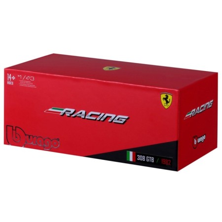 Racing machine Bburago Ferrari 308 GTB 1982, Die-Cast, 1:43-10
