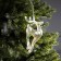 Christmas tree toy LED "Deer", 19x8 cm, 5 LED, AAX2 batteries (not included), glow warm white