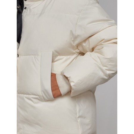 Winter jacket, size 50, beige color-7