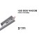 Apeyron sensory switch, in alum. Profile, height 12 mm, 36/72W, IP20, function. Dimm.