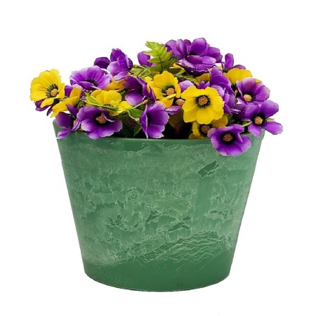 Kashpo for flowers and plants, 30l green grass 41x41x33cm-1