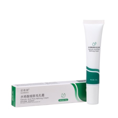Night cream for the face from black dots and acne with salicylic acid, 20 g-2
