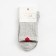 Women's socks minku "hearts", gray color, size 36-39 (23-25 ​​cm)